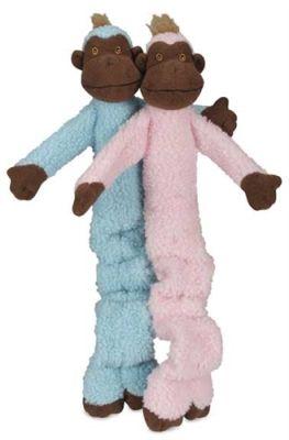 HuggleHounds Crunchy Monkey Dog Toy